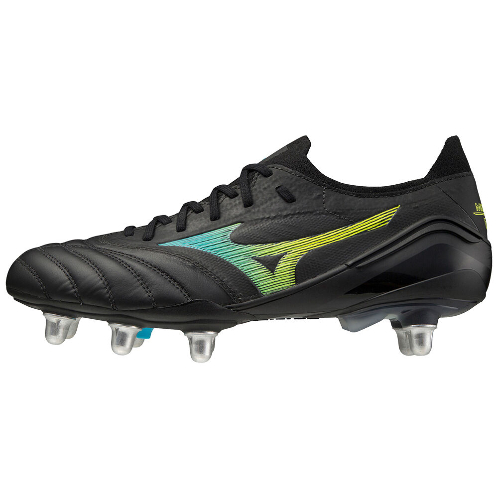 Mizuno Morelia Neo Iii Beta Elite Si Férfi Focicipő Fekete/Kék Türkiz WLR604138